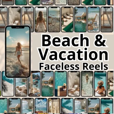 200+ Faceless Beach and Vacation Reels