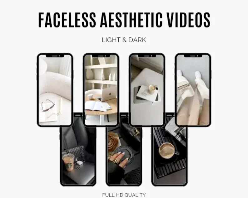 9000+ Faceless Luxury Reels Bundle