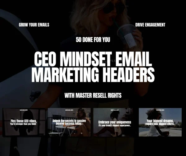 CEO Mindset Email Marketing Banners