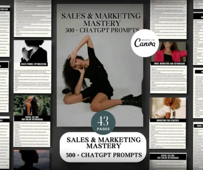 Sales & Marketing Mastery – 500+ ChatGPT Prompts eBook