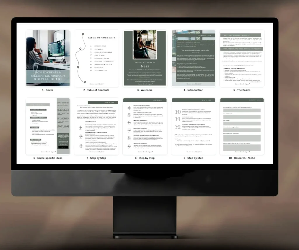 How To Create & Sell Digital Products Lead Magnet eBook & Workbook