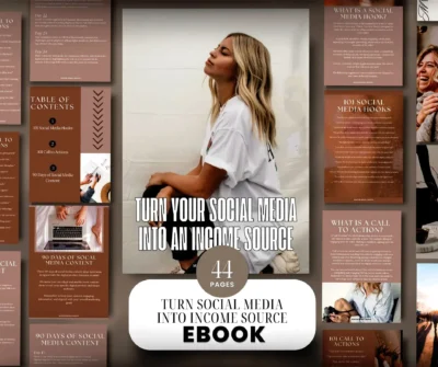 Turn Your Social Media Into An Income Source eBook