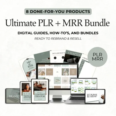 Ultimate Passive Income MRR PLR Bundle