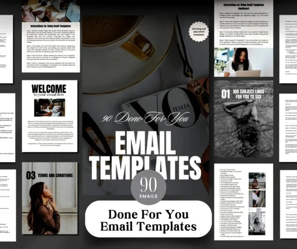 90 Done For You Email Templates