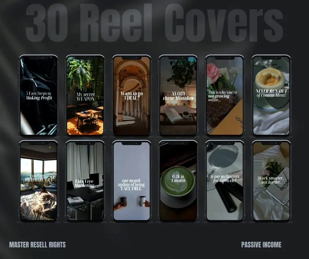 Instagram REELS, Hooks, Captions & Reel Covers Collection 2