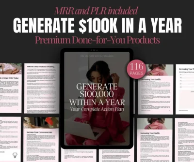 Generate 100k in a Year eBook