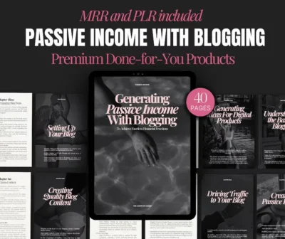 Passive Income with Blogging eBook